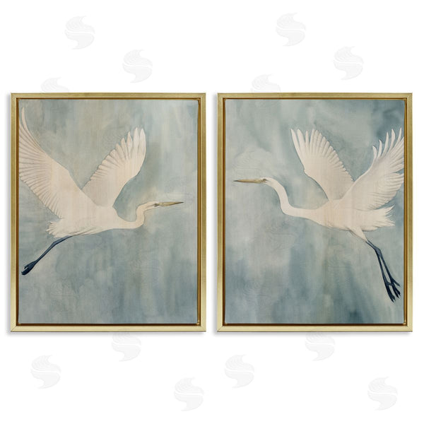 Stupell Industries Grace Popp | Island Specter Egrets Wall Art