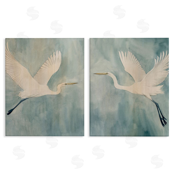 stupell industries Grace Popp | Island Specter Egrets Wall Art