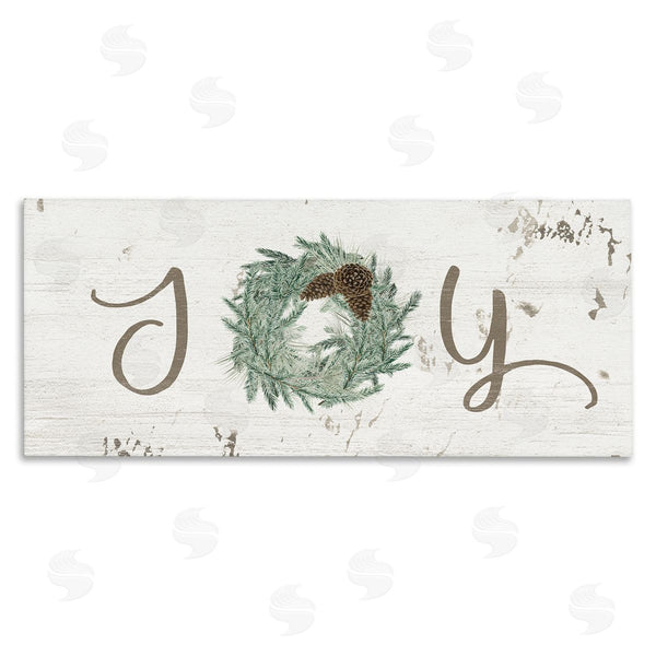 stupell industries Grace Popp | Joy Text Wreath Accent Wall Art