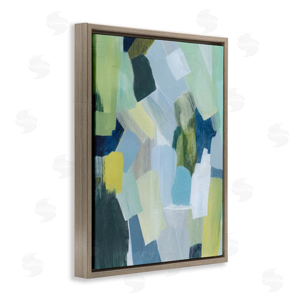 Stupell Industries Grace Popp | Layered Green Brush Strokes