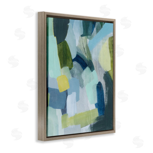 Stupell Industries Grace Popp | Layered Green Paint Strokes