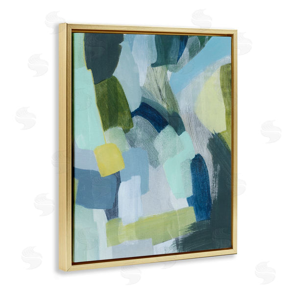 Stupell Industries Grace Popp | Layered Green Paint Strokes
