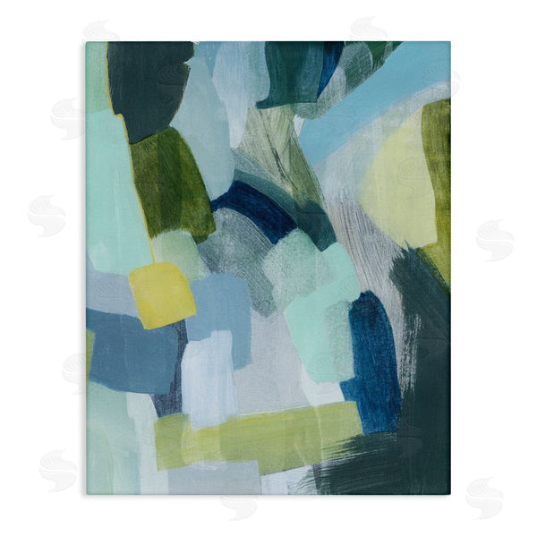 stupell industries Grace Popp | Layered Green Paint Strokes