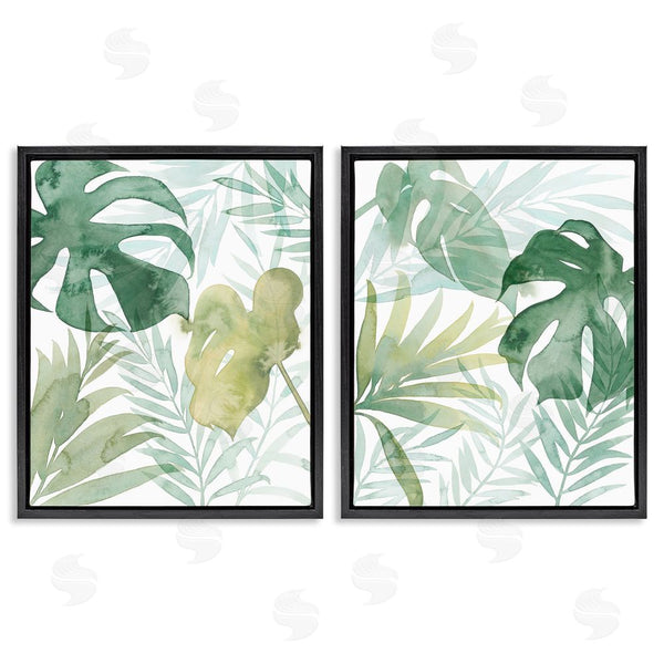 Stupell Industries Grace Popp | Layered Lush Green Plant Leaves Wall Art
