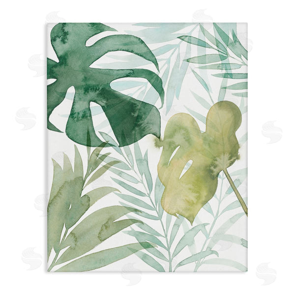 stupell industries Grace Popp | Layered Tropical Botanical Leaves Wall Art