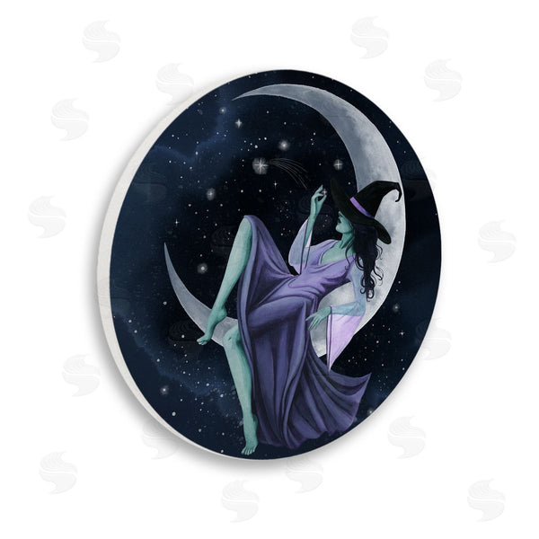 stupell industries Grace Popp | Lounging Witch Moon Sky Wall Art