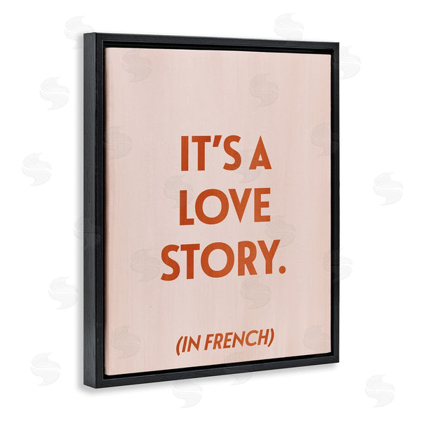 Stupell Industries Grace Popp | Love Story In French Wall Art