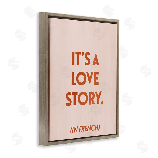 Stupell Industries Grace Popp | Love Story In French Wall Art
