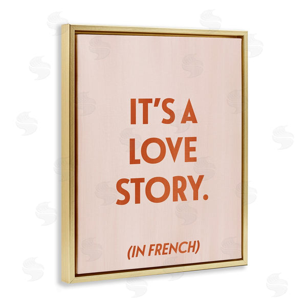 Stupell Industries Grace Popp | Love Story In French Wall Art