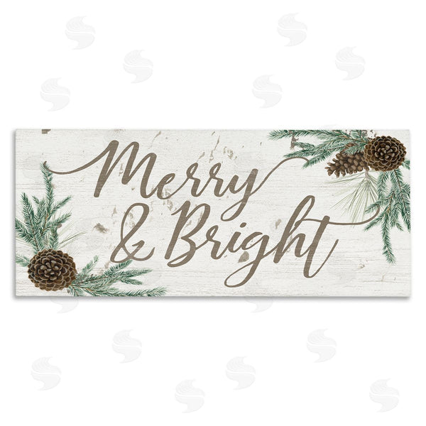 stupell industries Grace Popp | Merry & Bright Pinecones Wall Art