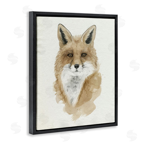 Stupell Industries Grace Popp | Minimal Watercolor Fox Portrait