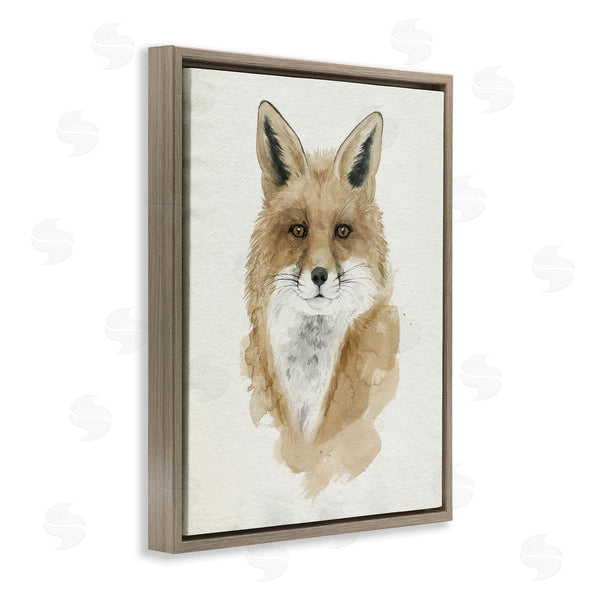 Stupell Industries Grace Popp | Minimal Watercolor Fox Portrait