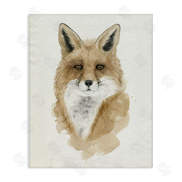 stupell industries Grace Popp | Minimal Watercolor Fox Portrait