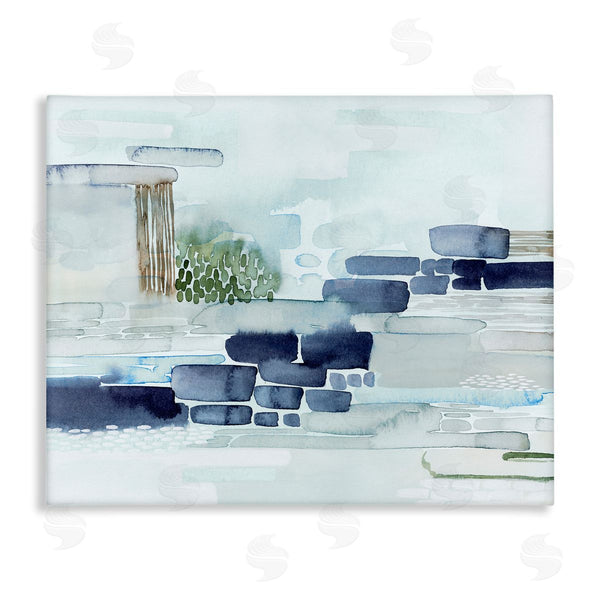 stupell industries Grace Popp | Modern Abstract Coastal Landscape Organic Blocks