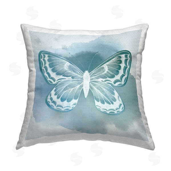 Stupell Industries Grace Popp | Modern Butterfly Splash Printed Throw Pillow