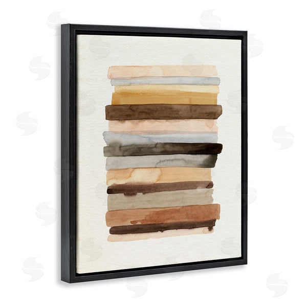 Stupell Industries Grace Popp | Modern Color Abstraction Layered Earth Tone Shapes Wall Art