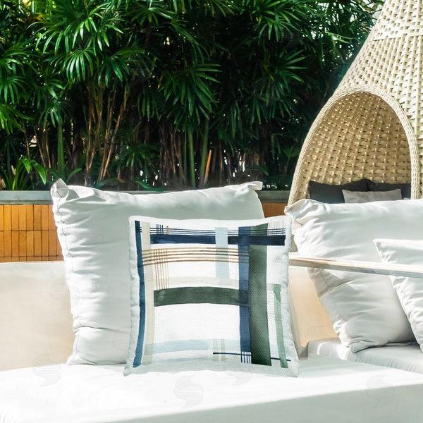 Stupell Industries Grace Popp | Modern Woven Pattern Printed Throw Pillow