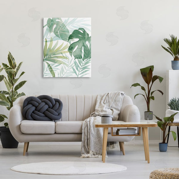Stupell Industries Grace Popp | Monstera Overlapping Leaf Sprigs Wall Art
