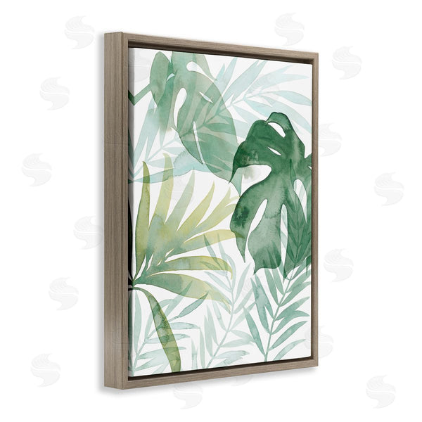 Stupell Industries Grace Popp | Monstera Overlapping Leaf Sprigs Wall Art