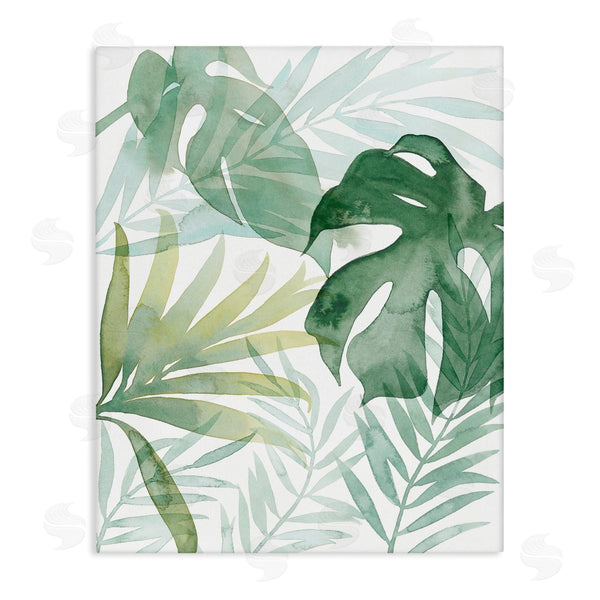 stupell industries Grace Popp | Monstera Overlapping Leaf Sprigs Wall Art
