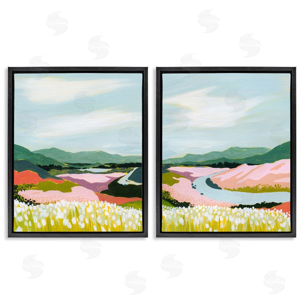 Stupell Industries Grace Popp | Mountain Valley Meadow Wall Art