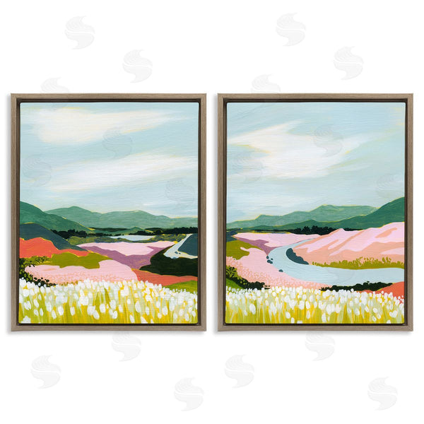 Stupell Industries Grace Popp | Mountain Valley Meadow Wall Art