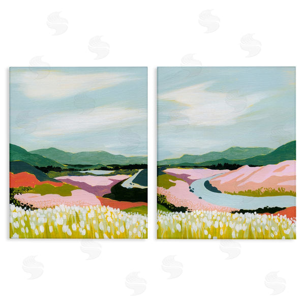 stupell industries Grace Popp | Mountain Valley Meadow Wall Art