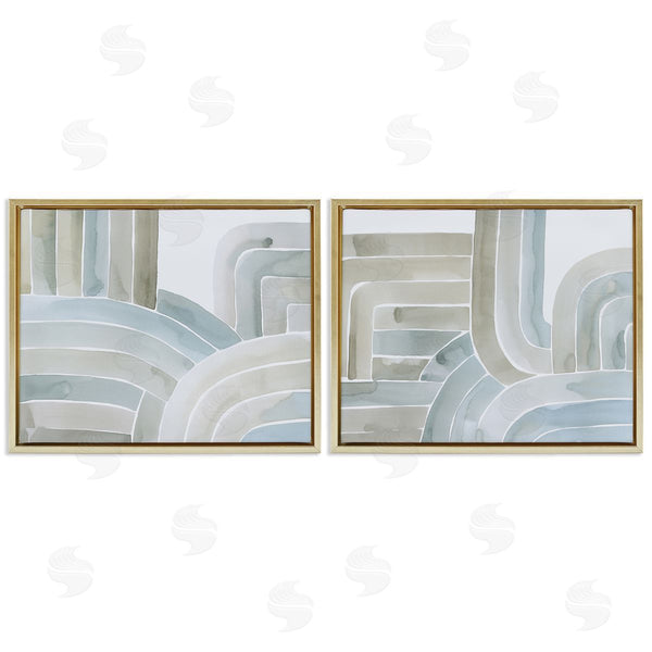Stupell Industries Grace Popp | Muted Subtle Linear Arches