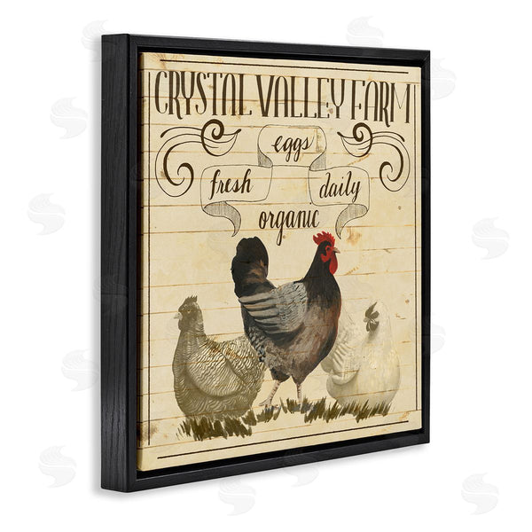 Stupell Industries Grace Popp | Organic Farm Eggs Vintage