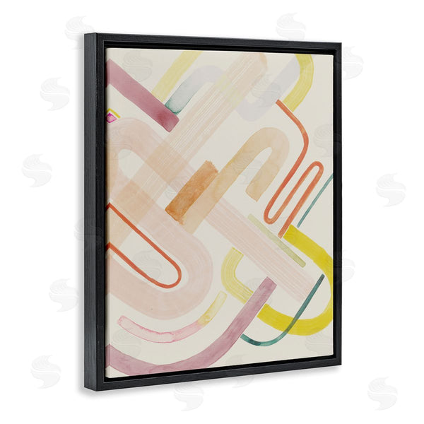 Stupell Industries Grace Popp | Overlapping Curved Shapes