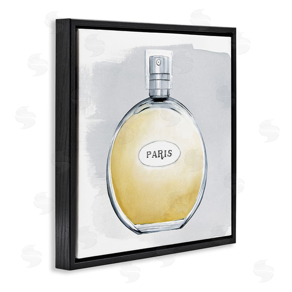 Stupell Industries Grace Popp | Paris Glam Designer Yellow Perfume Bottle Watercolor Wall Art