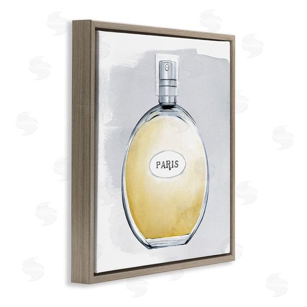Stupell Industries Grace Popp | Paris Glam Designer Yellow Perfume Bottle Watercolor Wall Art