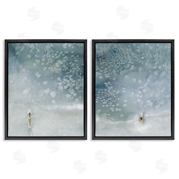 Stupell Industries Grace Popp | Past The Break Surfers