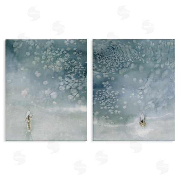 stupell industries Grace Popp | Past The Break Surfers