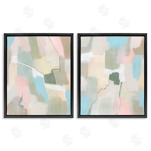 Stupell Industries Grace Popp | Patchy Muted Pastel Abstract Wall Art
