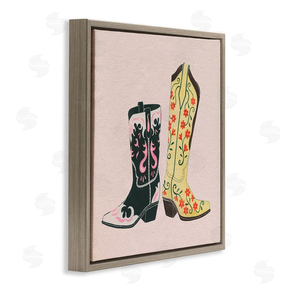 Stupell Industries Grace Popp | Patterned Equestrian Boots Wall Art