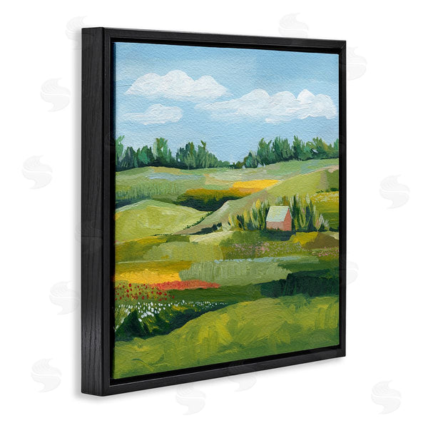 Stupell Industries Grace Popp | Peaceful Farmland Fields Greenery Wall Art