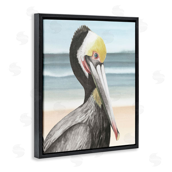 Stupell Industries Grace Popp | Pelican Portrait On Beach