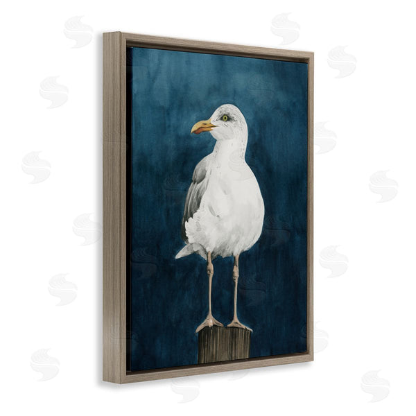 Stupell Industries Grace Popp | Perched Coastal Bird Wall Art