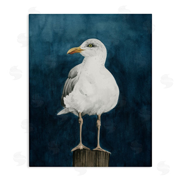 stupell industries Grace Popp | Perched Coastal Bird Wall Art