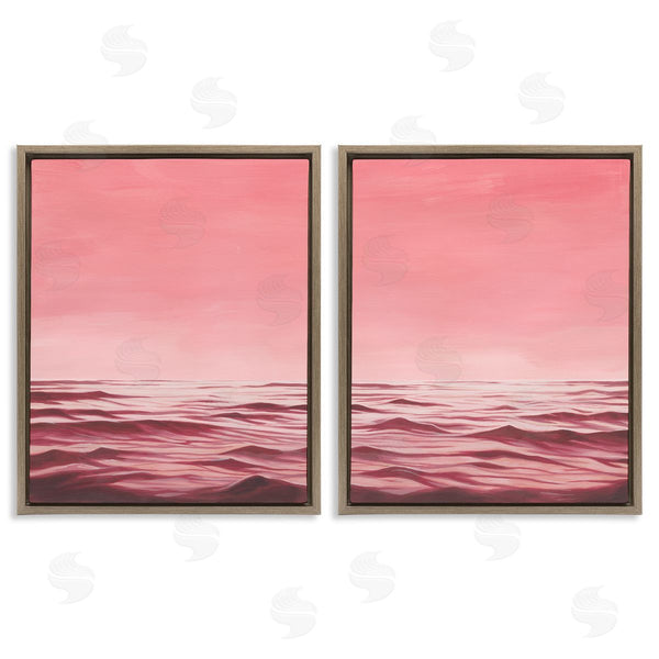 Stupell Industries Grace Popp | Pink Calm Seascape Wall Art