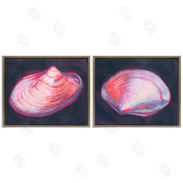 Stupell Industries Grace Popp | Pink Clam Shells Wall Art