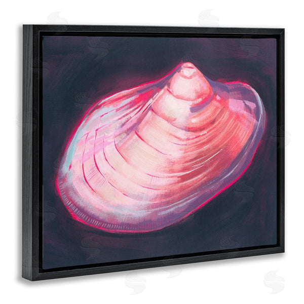 Stupell Industries Grace Popp | Pink Seashell On Black