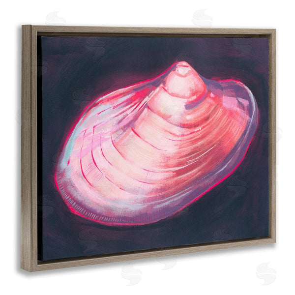 Stupell Industries Grace Popp | Pink Seashell On Black