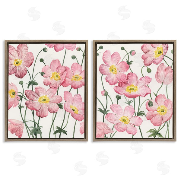 Stupell Industries Grace Popp | Pink Sidewalk Anemones