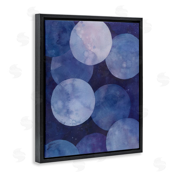 Stupell Industries Grace Popp | Purple Circular Shapes