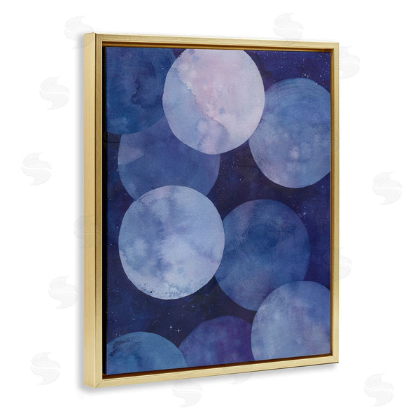 Stupell Industries Grace Popp | Purple Circular Shapes