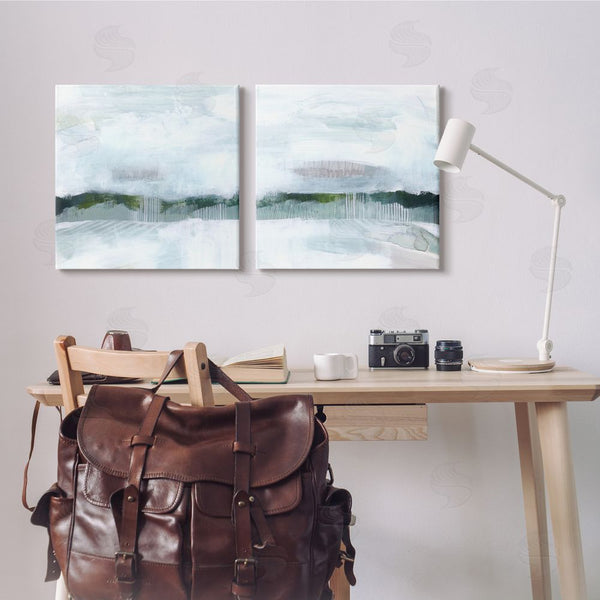 Stupell Industries Grace Popp | Rainy Day Abstract Field Landscape Wall Art
