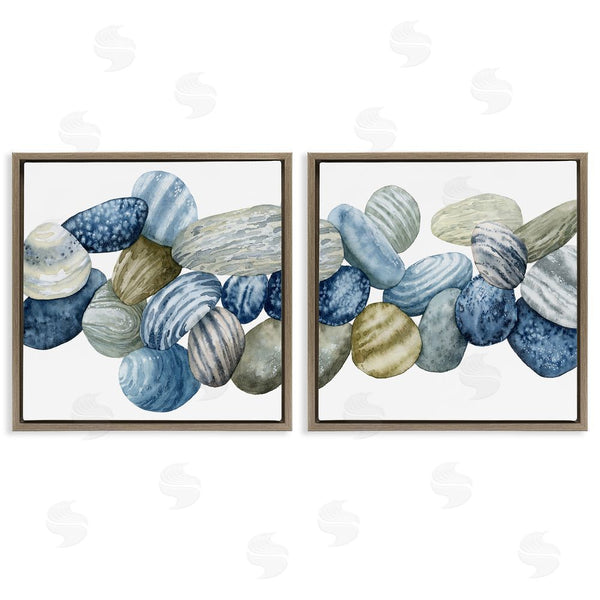 Stupell Industries Grace Popp | Rows Of Stones Organic Patterns Wall Art