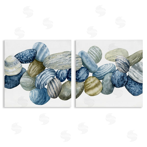 stupell industries Grace Popp | Rows of Stones Organic Patterns Wall Art